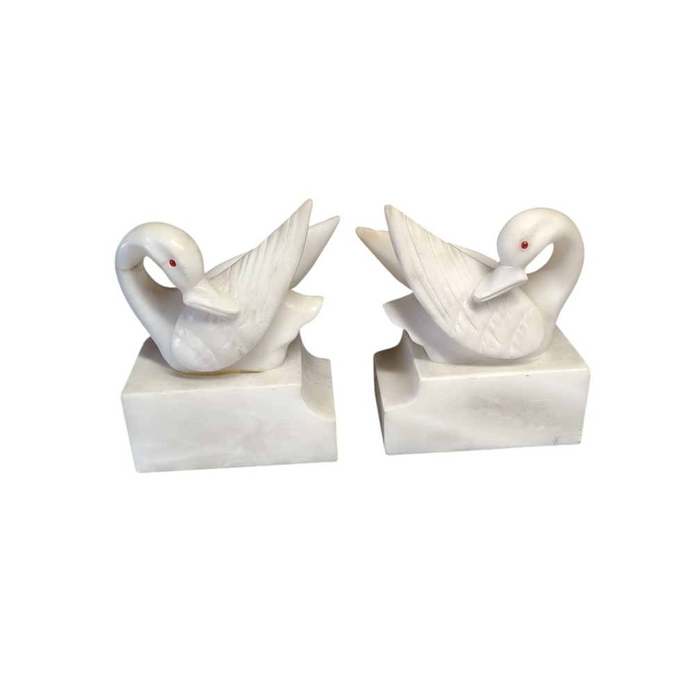 Vintage Alabaster‎ Bird book ends